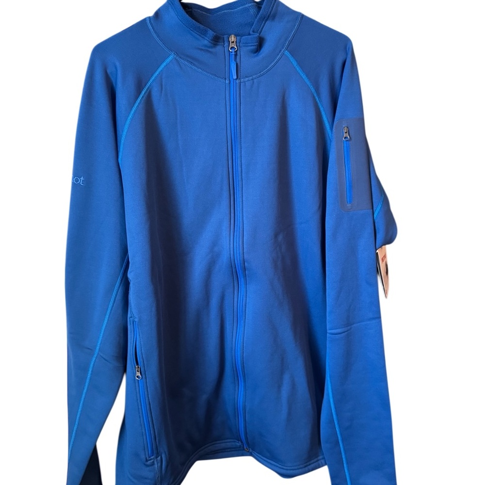 Marmot Size XXL Stretch Fleece Blue Sapphire